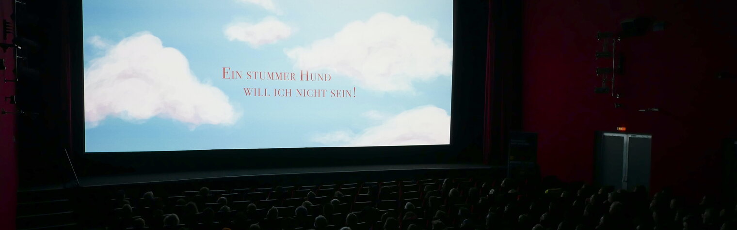 Filmpremiere &quot;Ein stummer Hund will ich nicht sein!&quot;