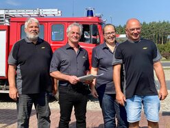 Ein Feuerwehrauto für die Ukraine