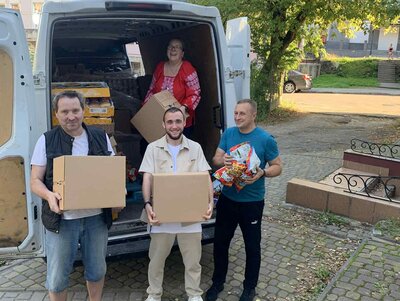 Nahrung für Babys in der Ukraine