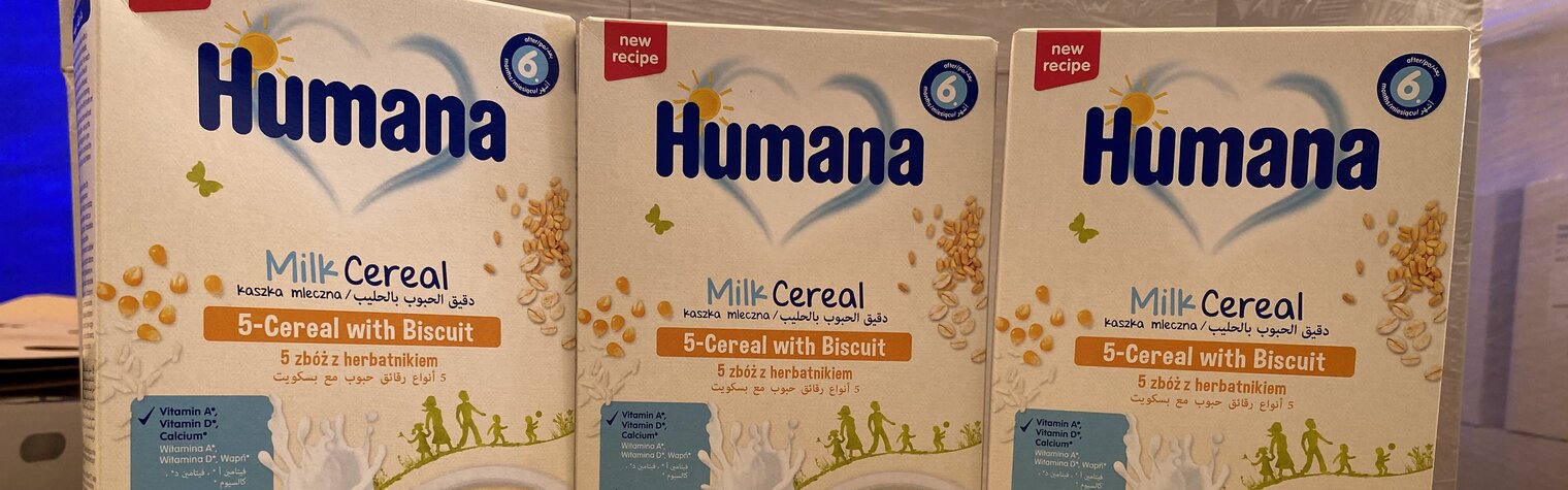 Nahrung für Babys in der Ukraine