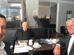 Treffen mit Zeitzeuge Abba Naor in München