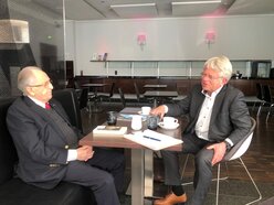 Treffen mit Zeitzeuge Abba Naor in München