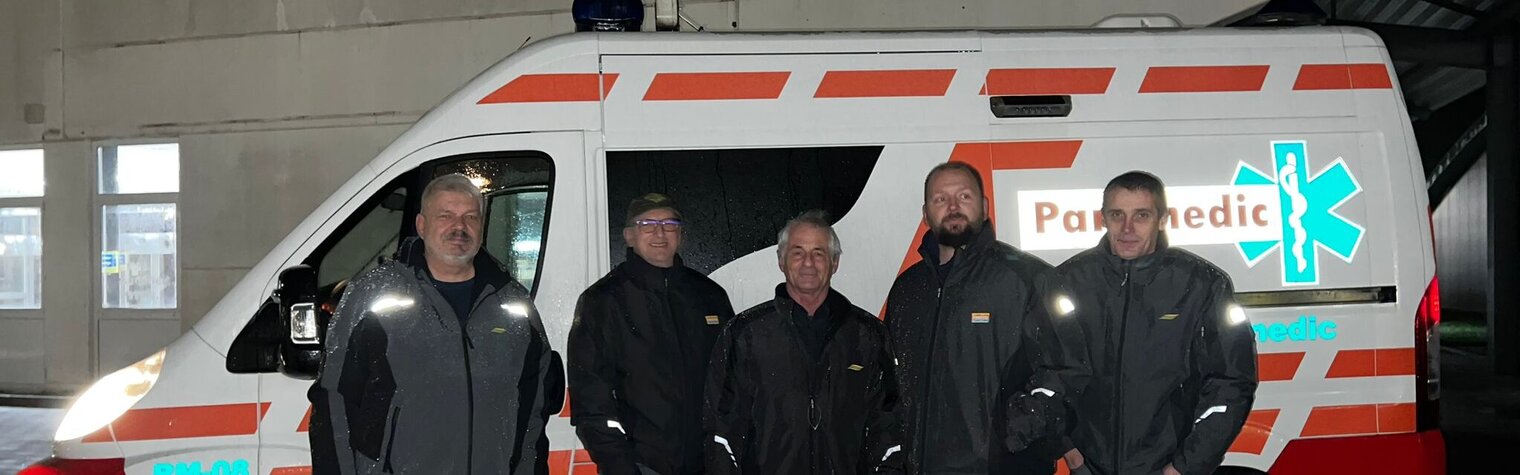 Ein Rettungswagen für die Ukraine