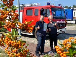 Ein Feuerwehrauto für die Ukraine