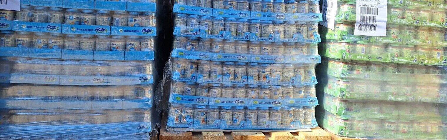 Babynahrung für die Ukraine